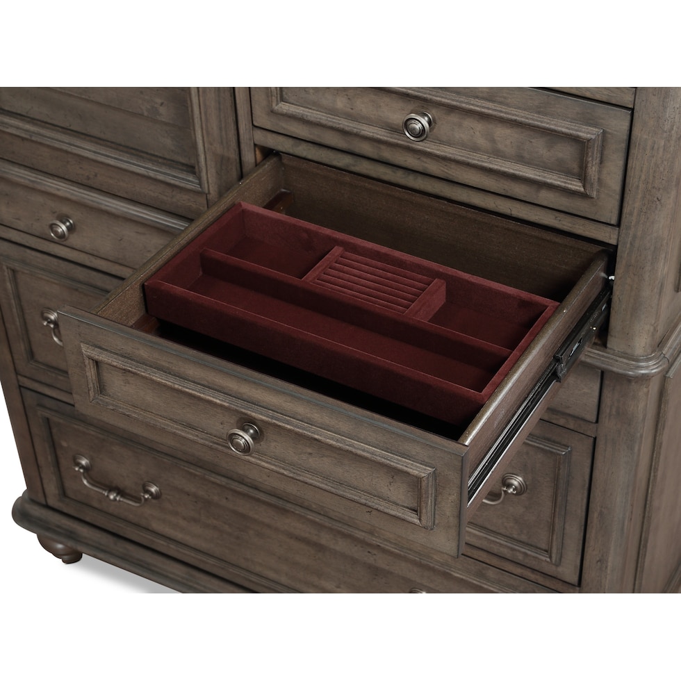 charleston gray chest   