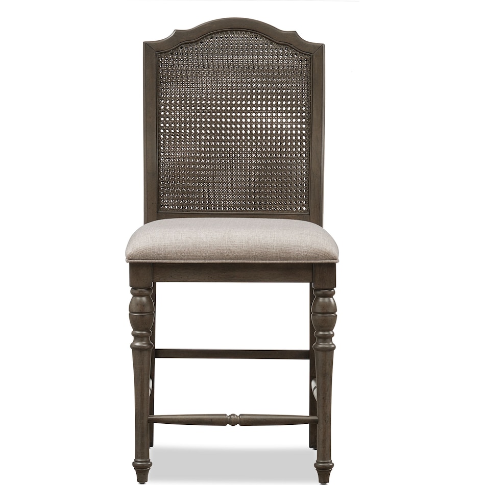 charleston gray counter height stool   