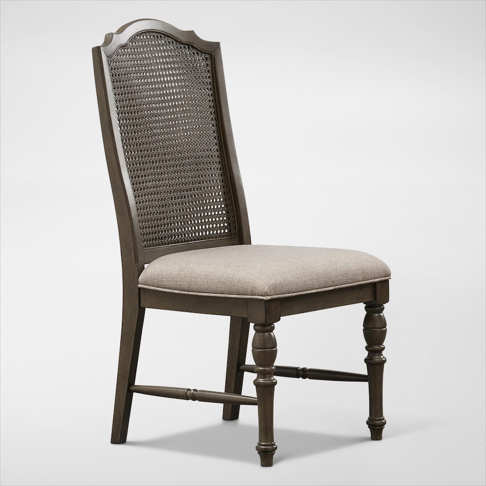 charleston gray dining chair   