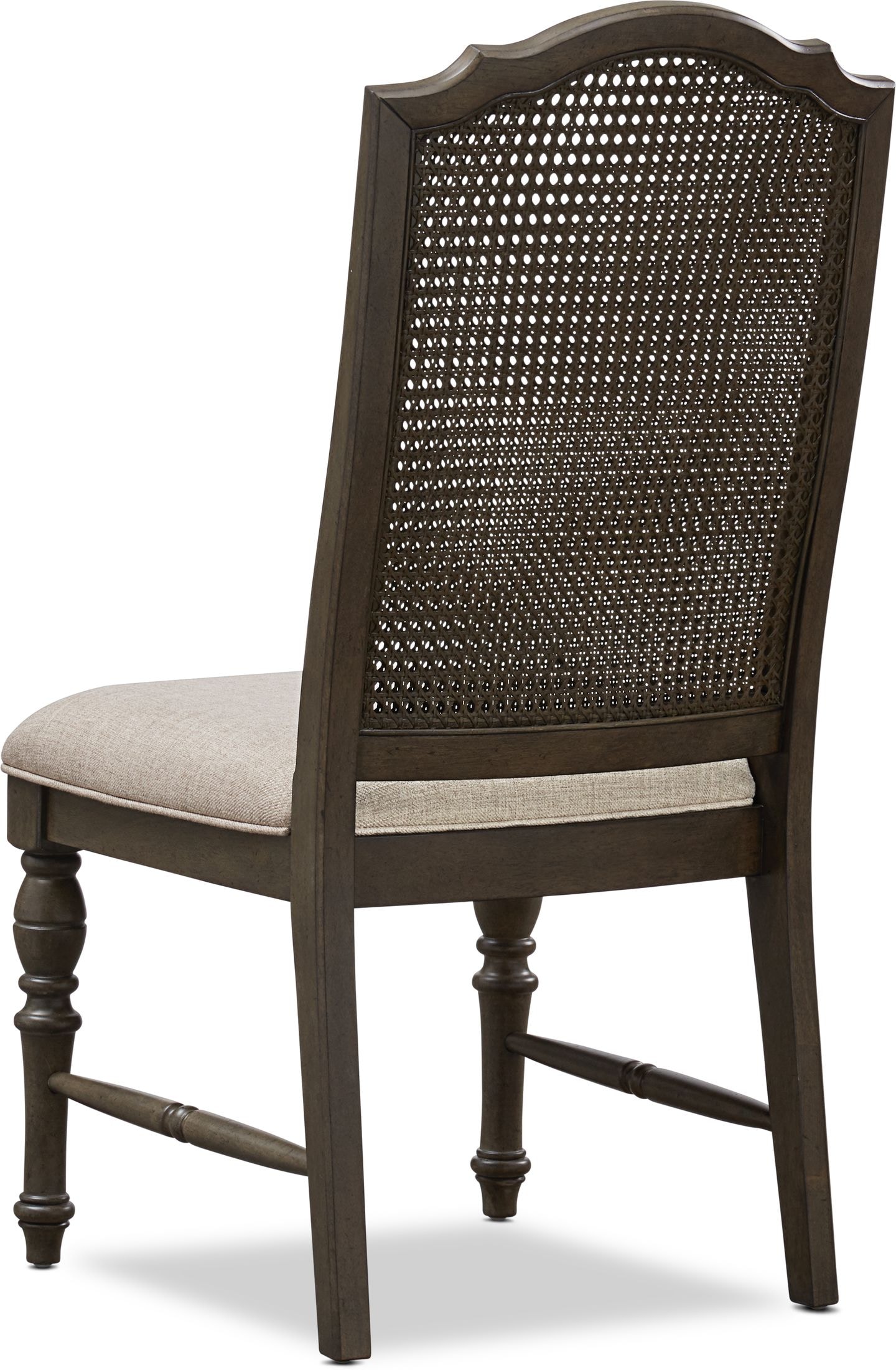 Wicker back deals chair