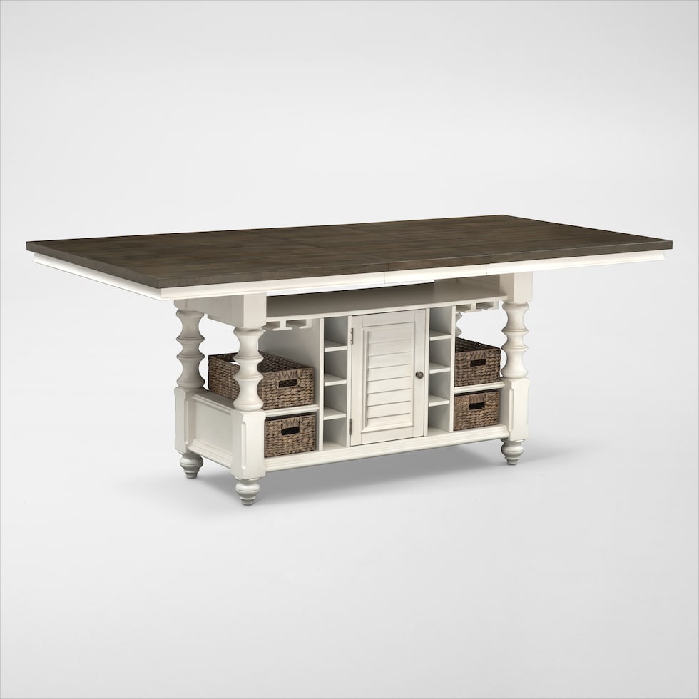 charleston gray kitchen island web   