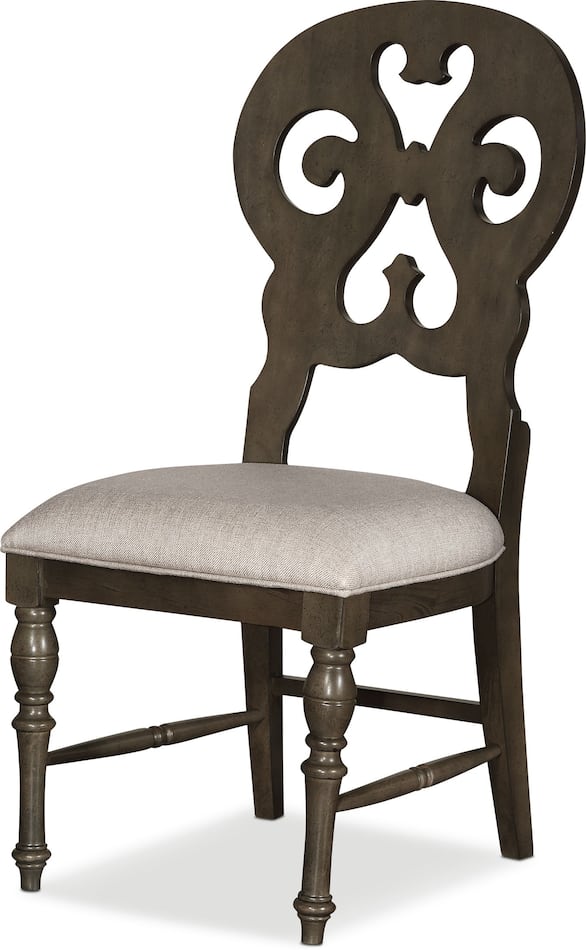 Charleston Round Dining Table and 4 ScrollBack Side Chairs Value