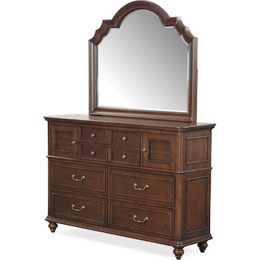 Charleston Dresser and Mirror