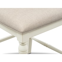 charleston white  pc counter height dining room   
