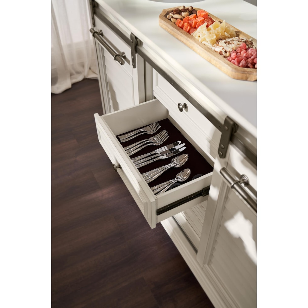 charleston white buffet   