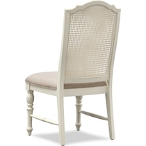 charleston white dining chair   