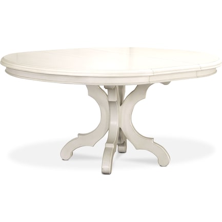 Charleston Round Dining Table Value, Vintage Circle Dining Table