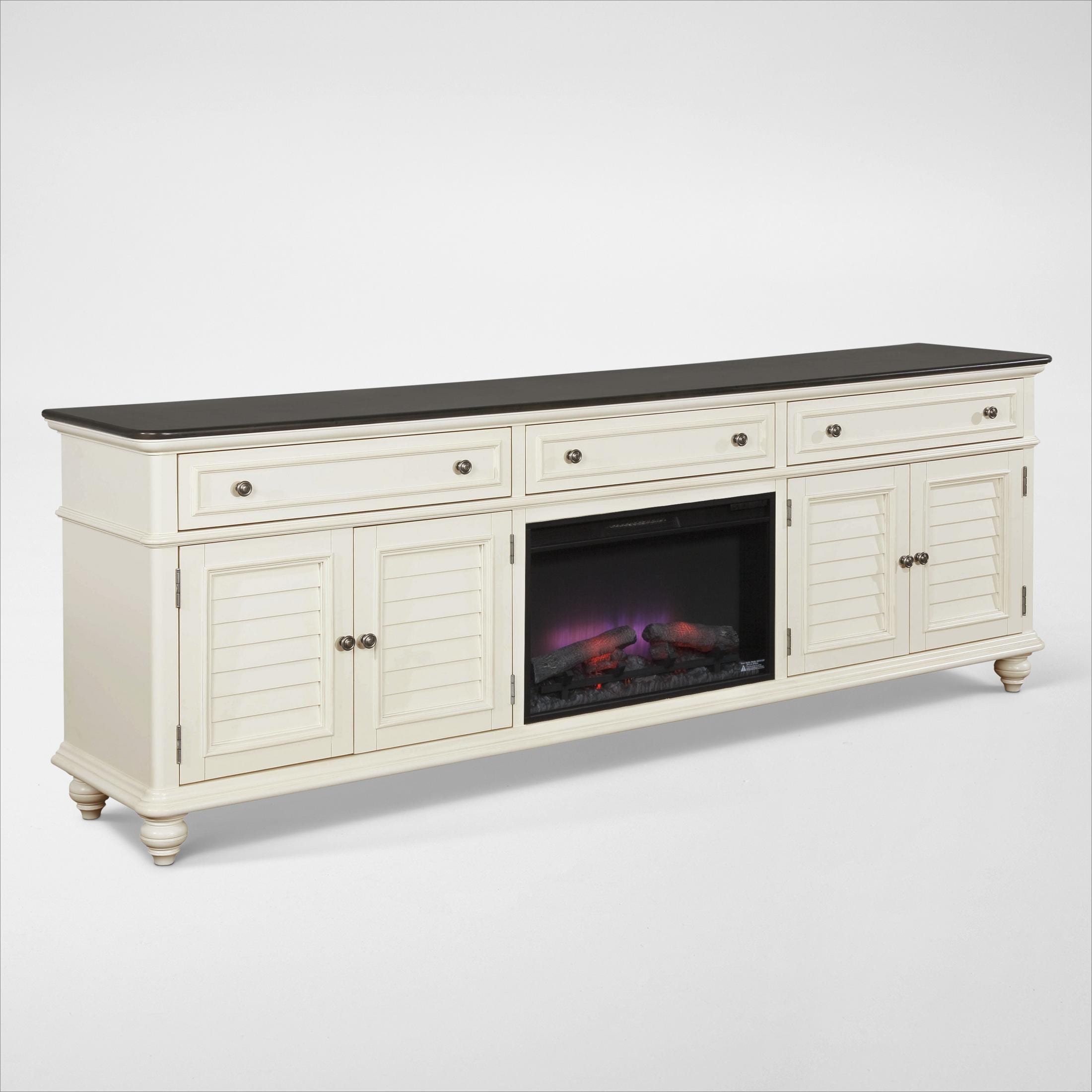 Charleston Fireplace TV Stand Value City Furniture