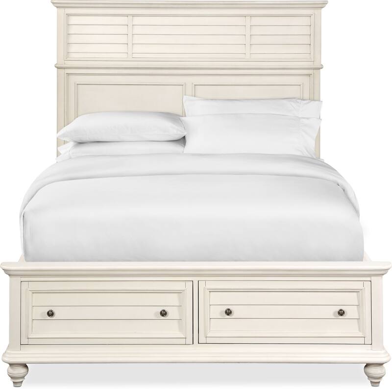Charleston Panel Storage Bed with 6 Drawers Value City Furniture