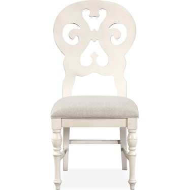 Charleston Scroll-Back Dining Chair