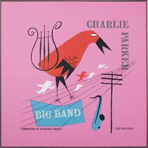 charlie parker multicolor wall art   