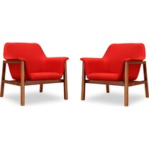 charlize orange chair   