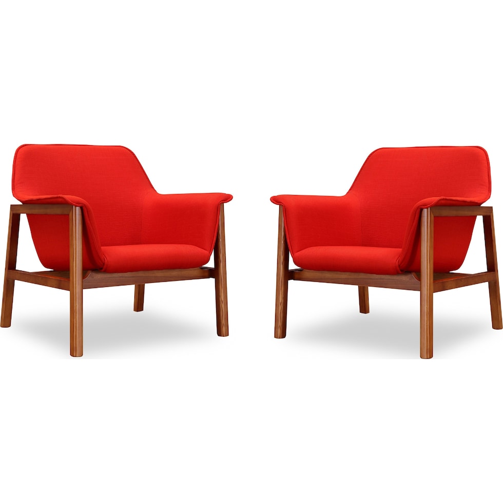 charlize orange chair   