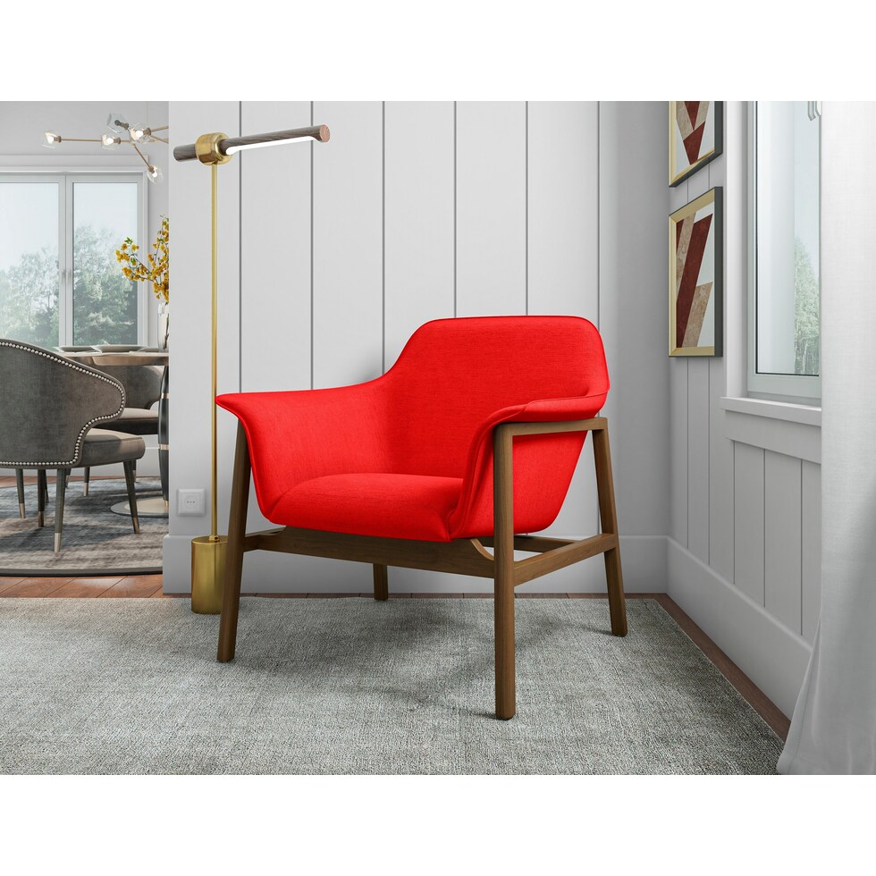 charlize orange chair   