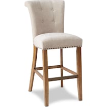 charlotte beige bar stool   