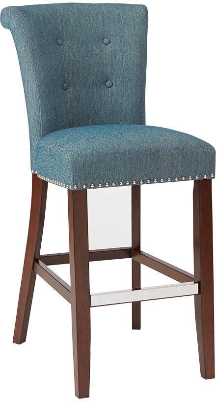 Charlotte Bar Stool - Blue | Value City Furniture