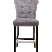 charlotte gray counter height stool   