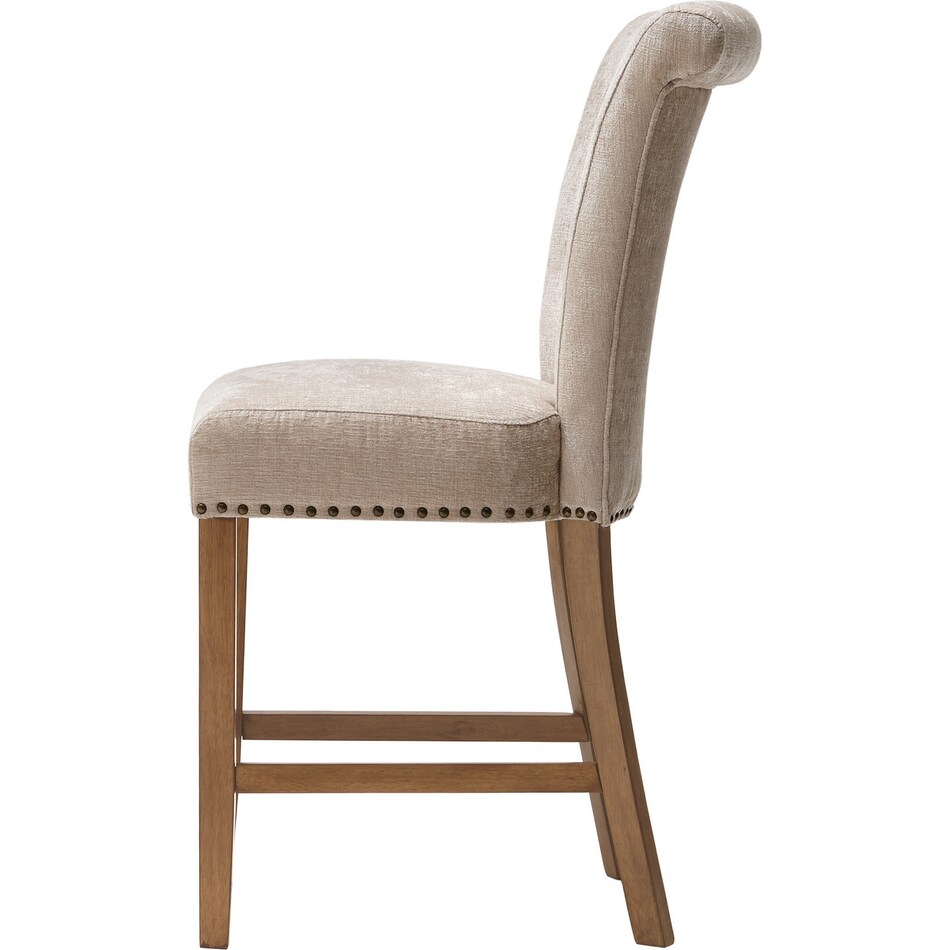 charlotte white counter height stool   