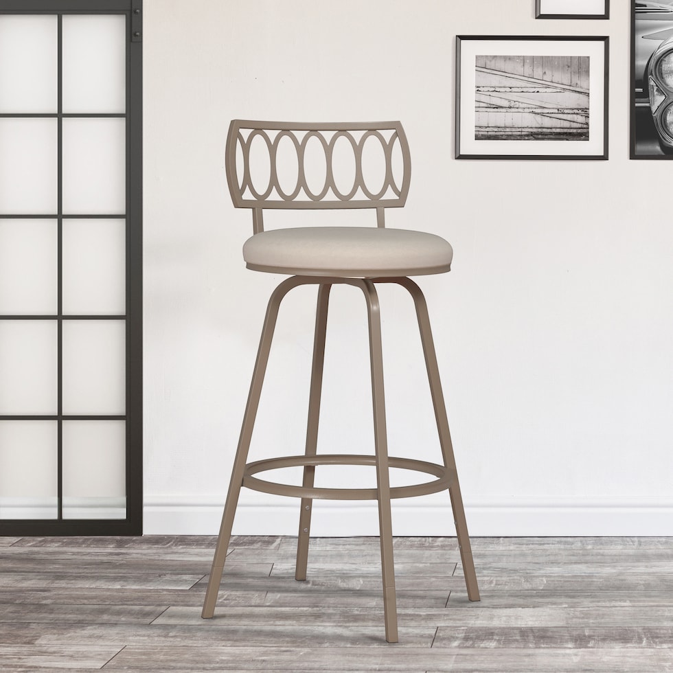 charm gold counter height stool   