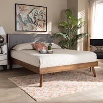 charmaine gray king bed   