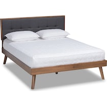 charmaine gray queen bed   