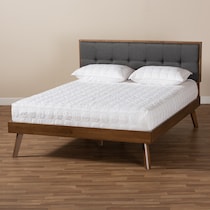 charmaine gray queen bed   