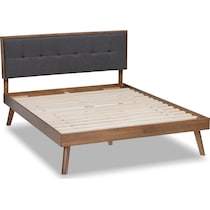 charmaine gray queen bed   