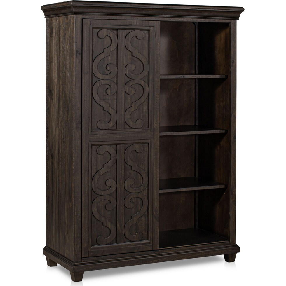 charthouse bedroom dark brown chest   