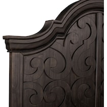 charthouse bedroom dark brown king storage bed   