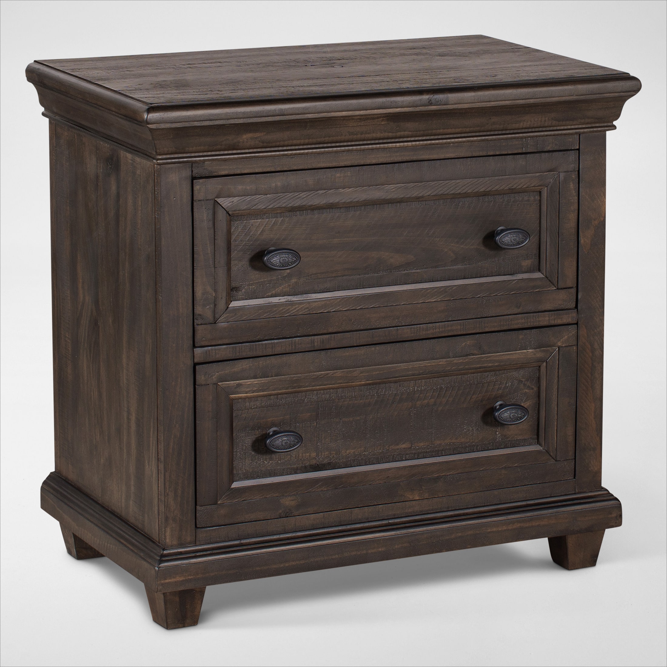 Charthouse Charging Nightstand Charcoal Value City Furniture