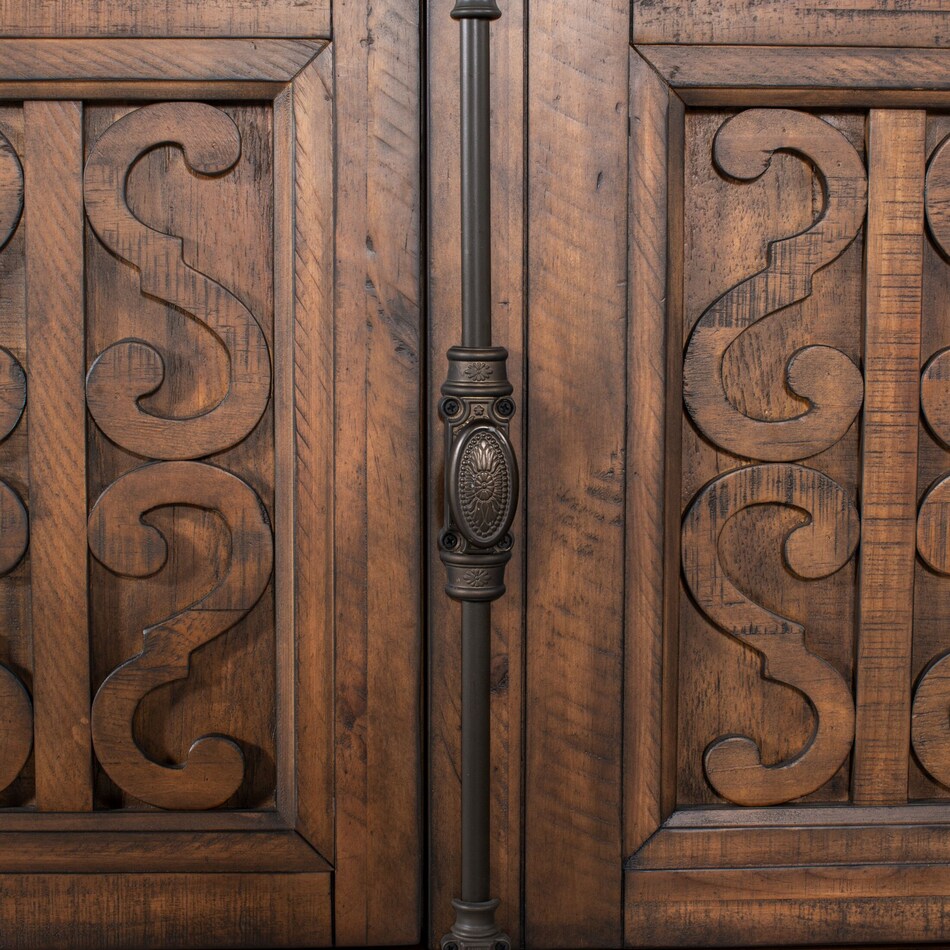 Charthouse 5Piece Panel Bedroom Set with Dresser and Mirror Value