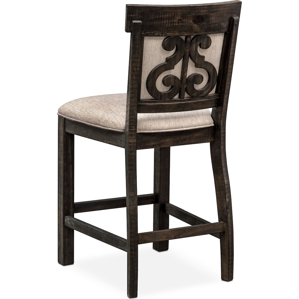 charthouse counter height dark brown counter height stool   