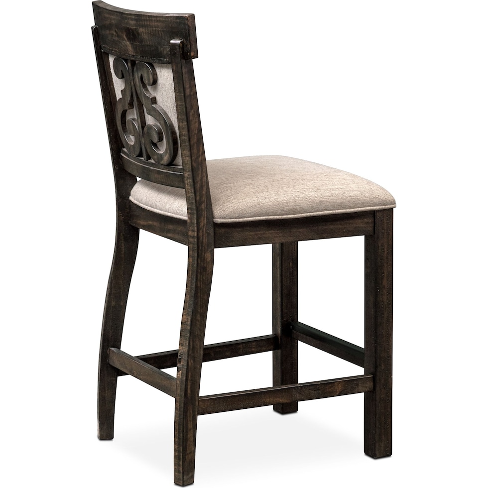 charthouse counter height dark brown counter height stool   