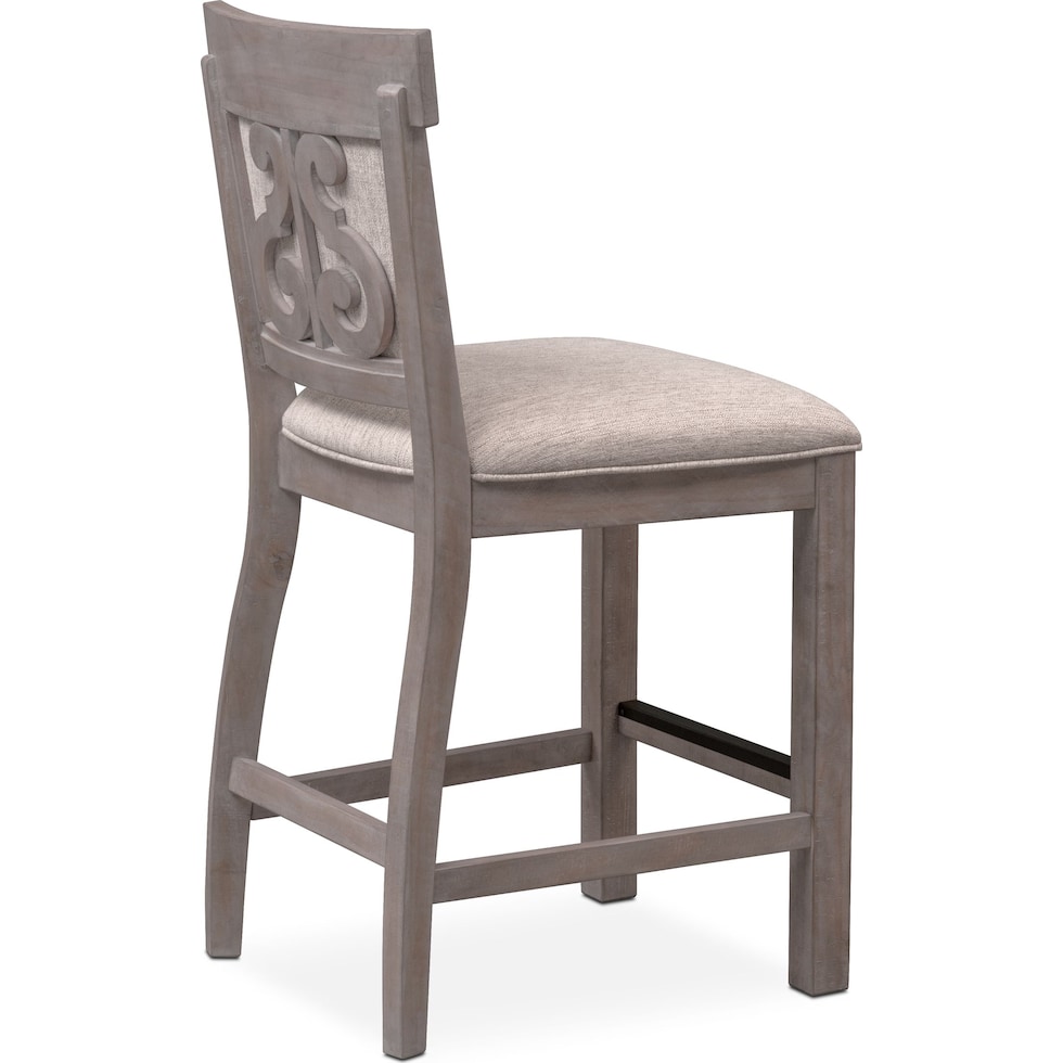 charthouse counter height gray counter height stool   