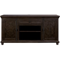 charthouse entertainment dark brown tv stand   