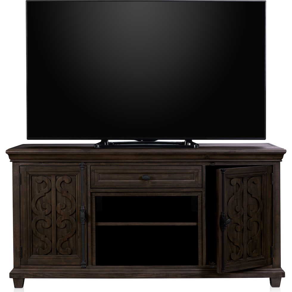 charthouse entertainment dark brown tv stand   