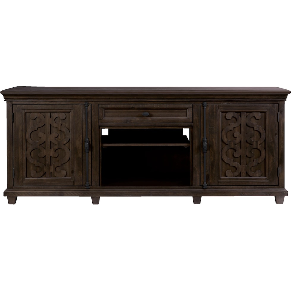 charthouse entertainment dark brown tv stand   