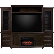 charthouse entertainment gray entertainment wall unit   