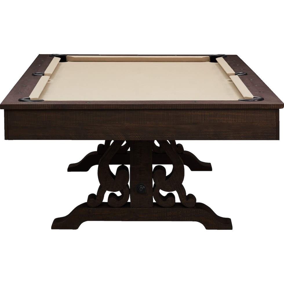 charthouse gaming dark brown gaming table   