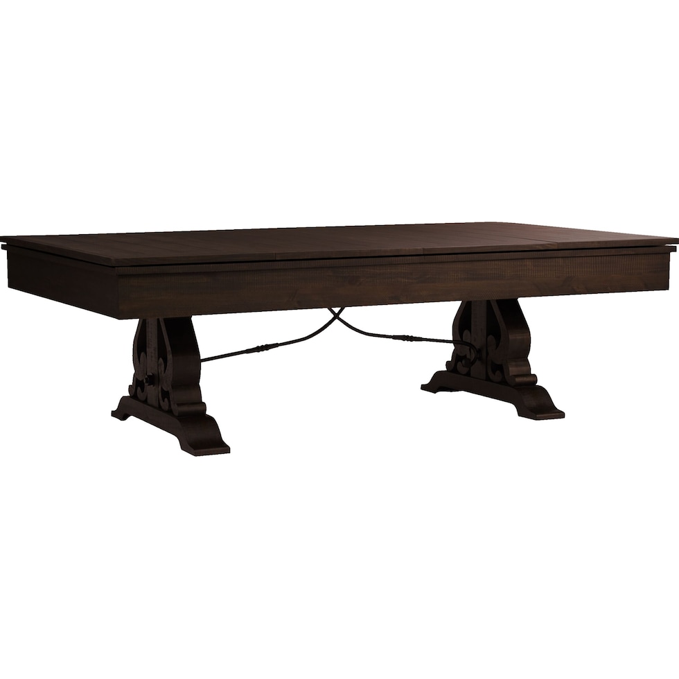 charthouse gaming dark brown gaming table   