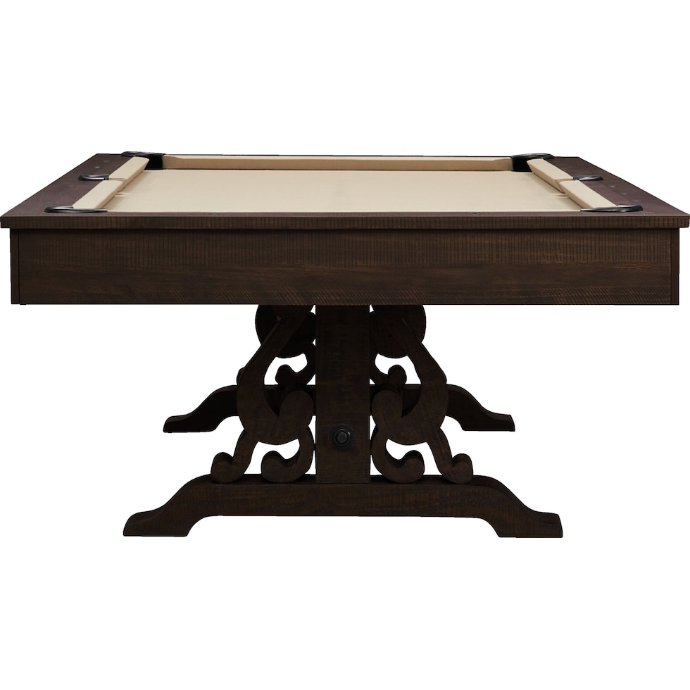 charthouse gaming dark brown gaming table   