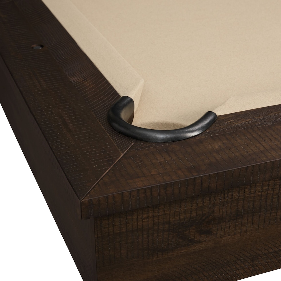 charthouse gaming dark brown gaming table   