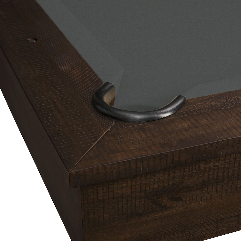 charthouse gaming dark brown gaming table   