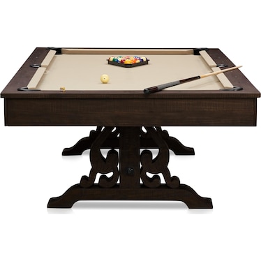 Charthouse Pool Table with Table Tennis Top - Khaki