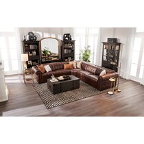 charthouse occasional dark brown coffee table   