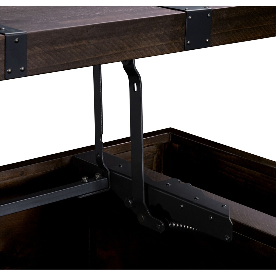 charthouse occasional dark brown coffee table   