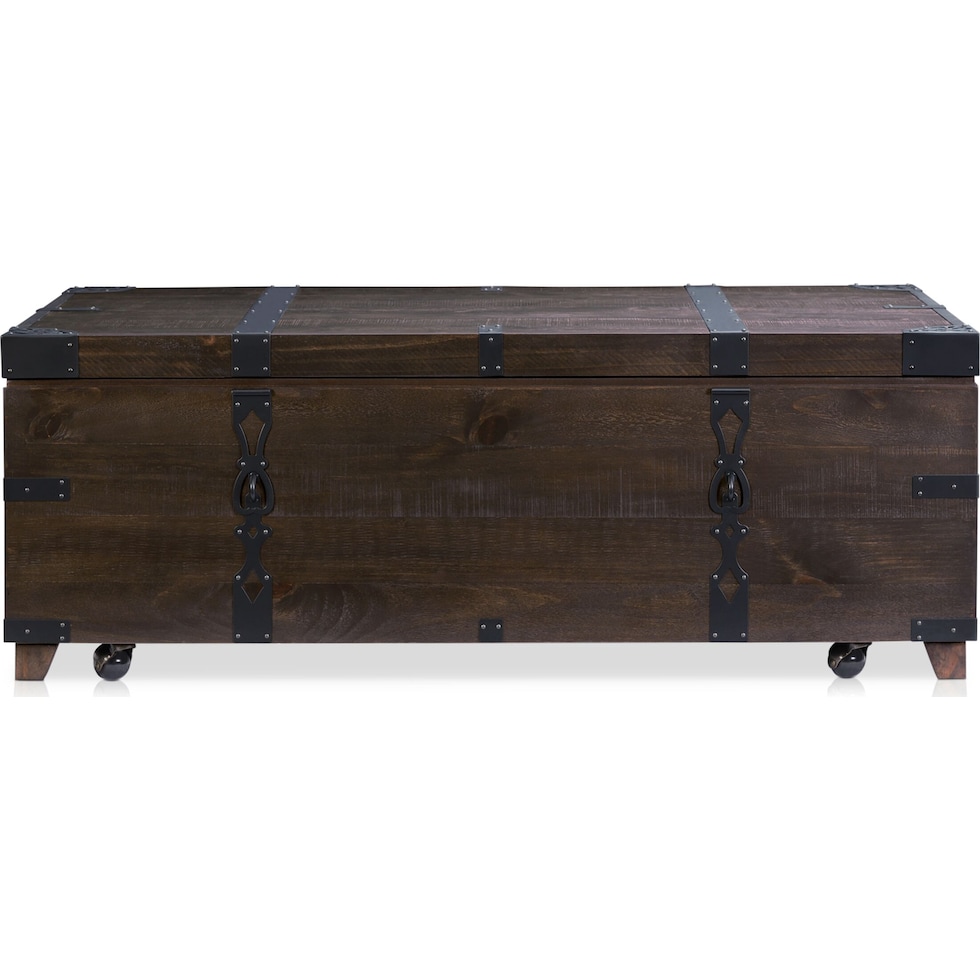 charthouse occasional dark brown coffee table   