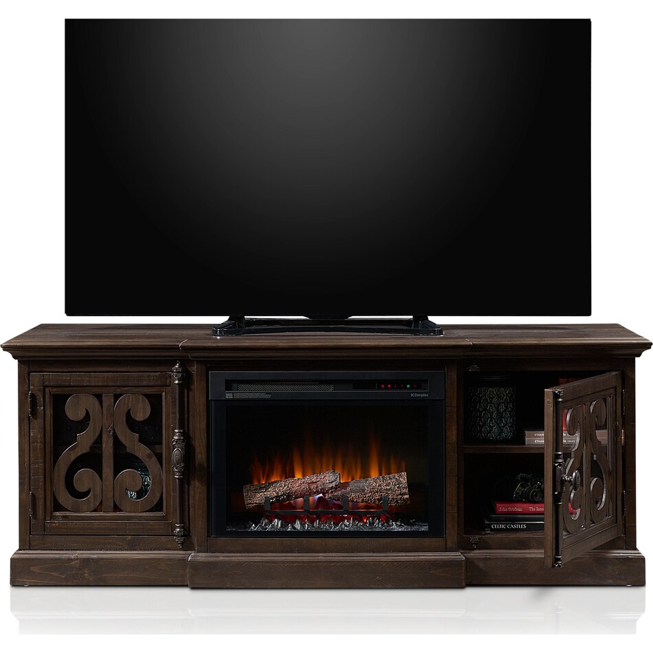 Charthouse Fireplace TV Stand Value City Furniture