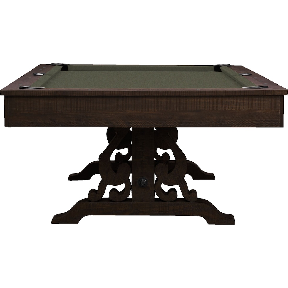 charthouse occasional dark brown gaming table   