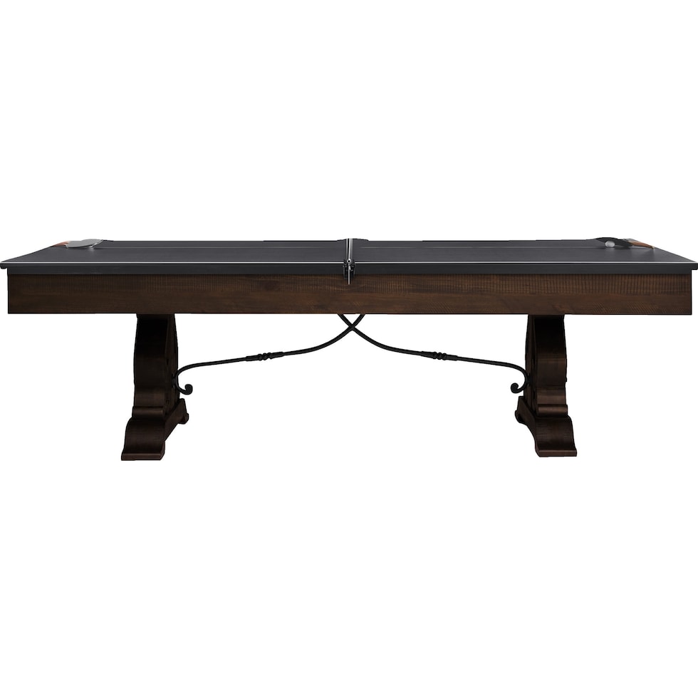 charthouse occasional dark brown gaming table   